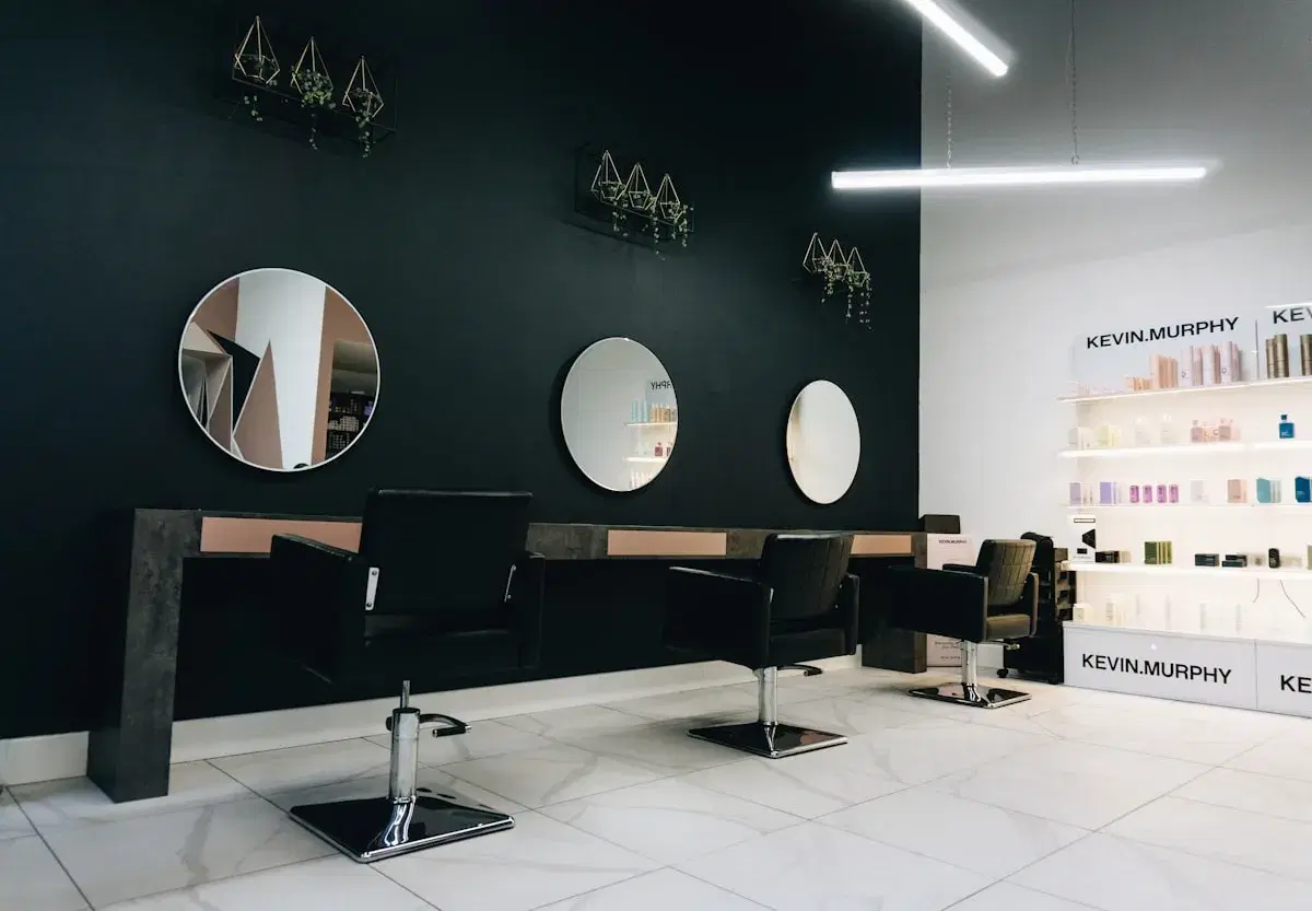 Japanese thermal hair straightening service room at Smyrna Salon Suites in Smyrna, GA